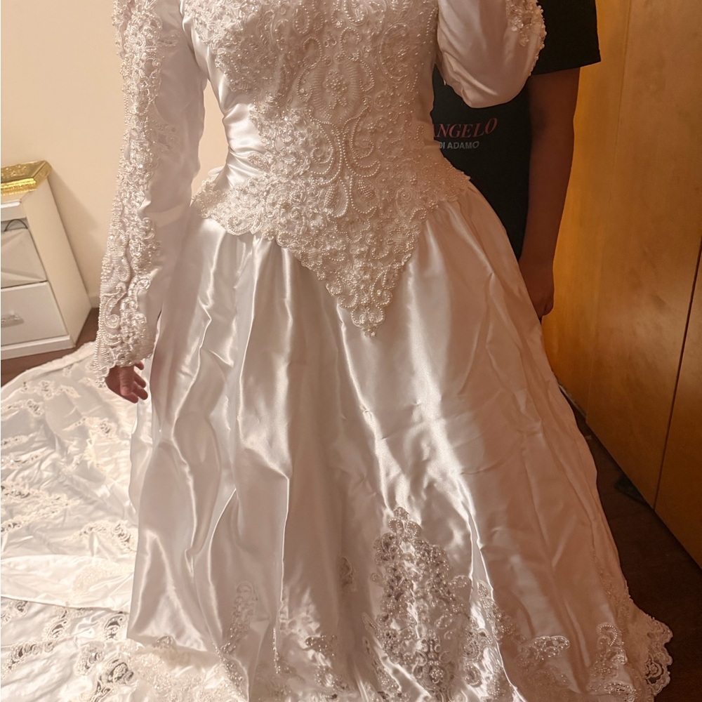 Mori Lee White Wedding Dress